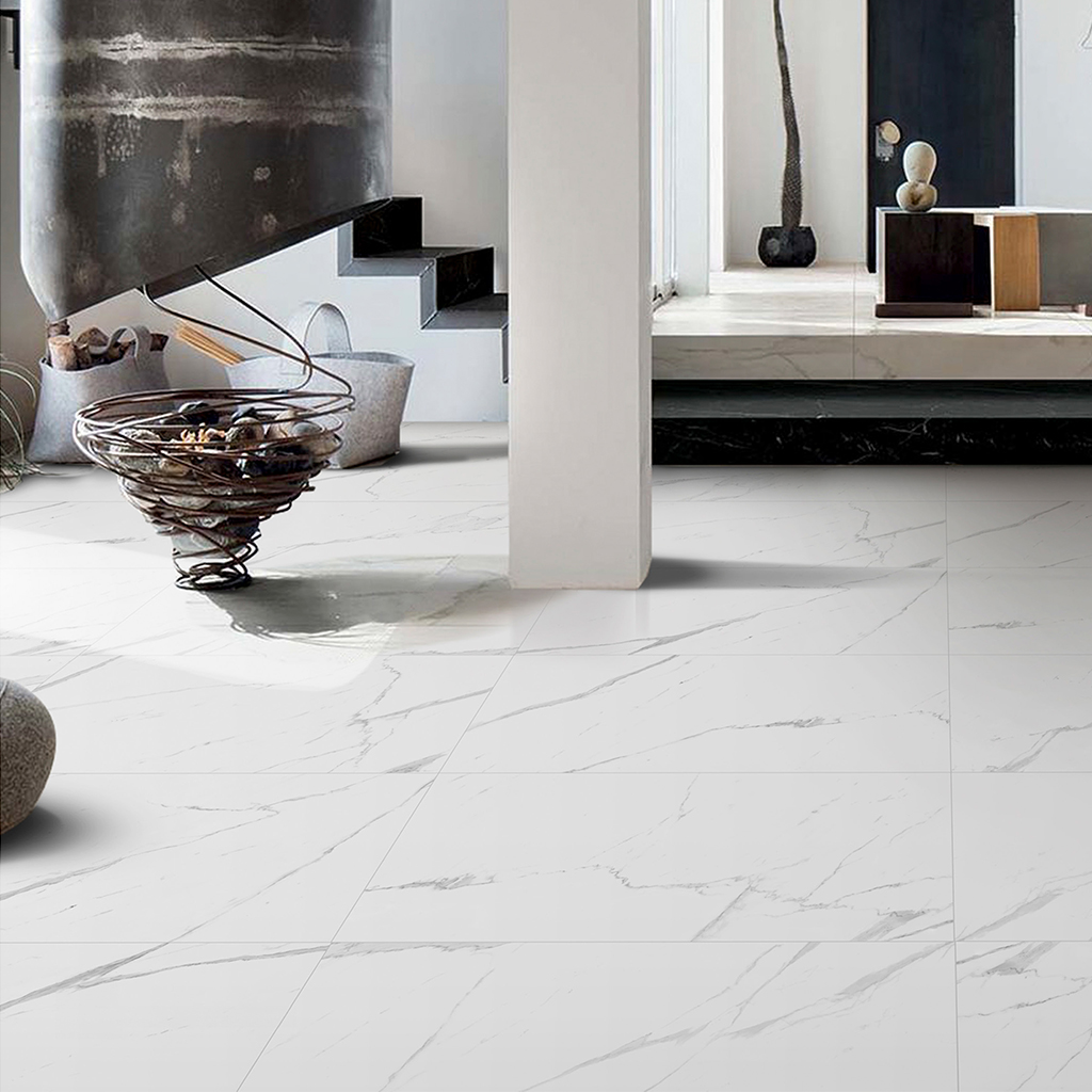 Porcelánico Carrara Blanco RC 60cm x 120cm