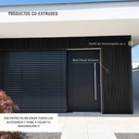 Perfil de Terminación en L Revestimiento Exterior Co-Extruded G07 Charcoal