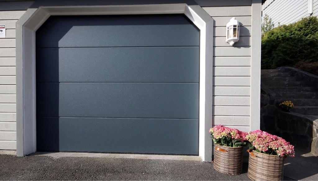 Portones Automaticos Premium Color Gris Grafito