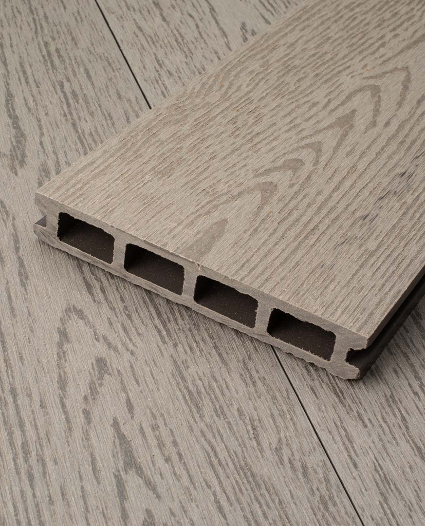 [DCKGRLM01] Deck WPC c/ Alfajias, Clips y Tornillos - Linea Mile (Gris (6))