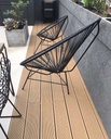 Deck WPC c/ Alfajias, Clips y Tornillos - Linea Mile -  M2: 78.100$
