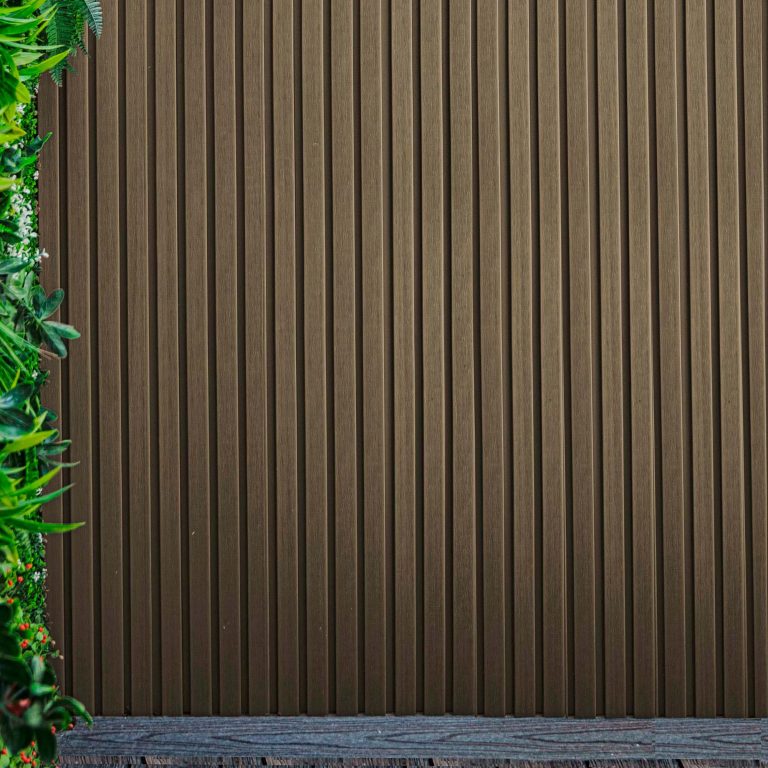 Wall Cladding WPC Co-Extrusion - GD - Teak/Light Grey