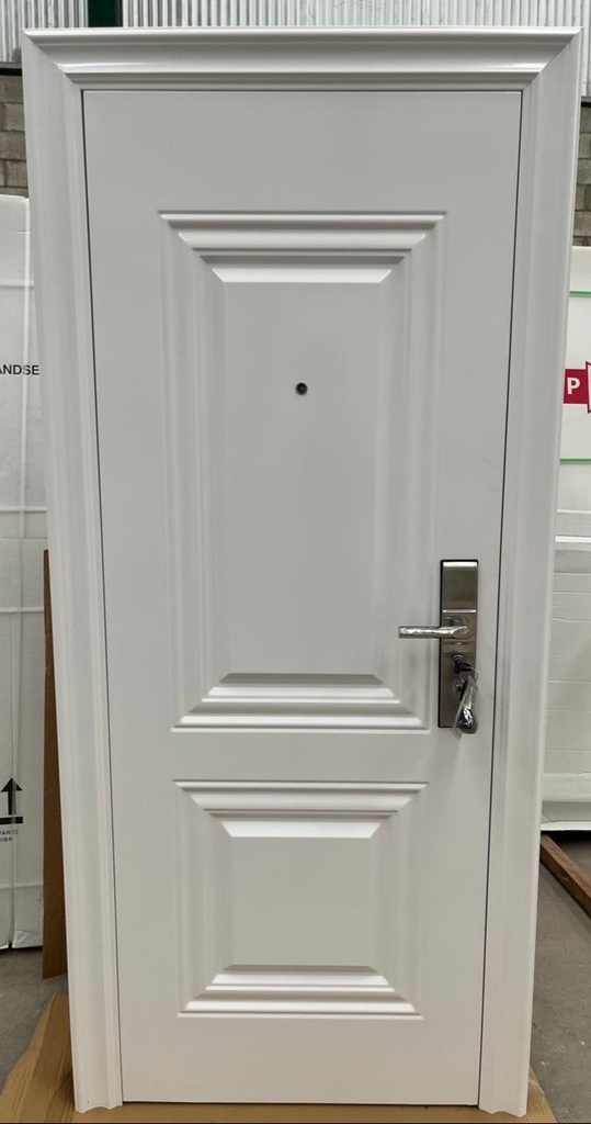 Puerta de Seguridad Premium Jujuy Blanca 2 Tableros 86