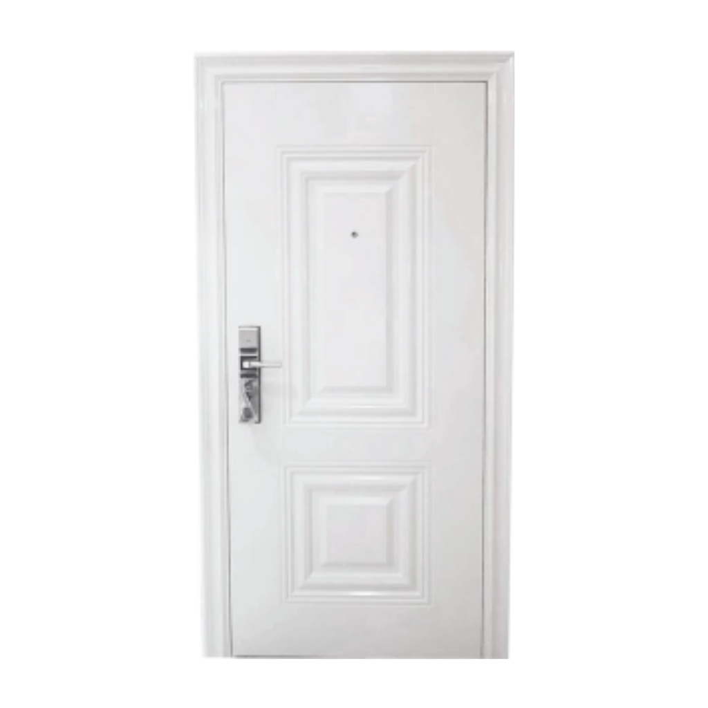 Puerta de Seguridad Premium Jujuy Blanca 2 Tableros 86 (Derecha)