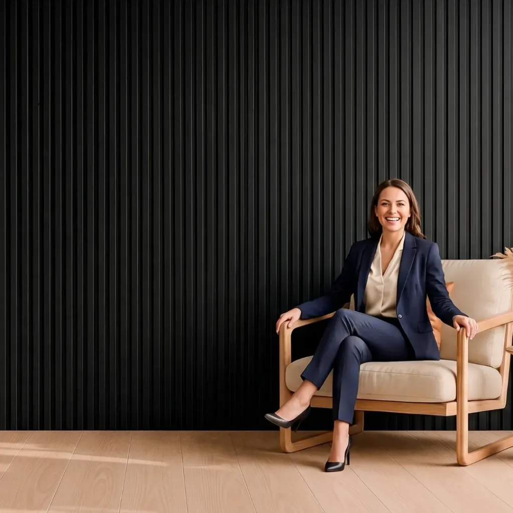 [WPNLLMN01] Revestimiento Interior - Wall Panel - Linea Mile ( Negro)