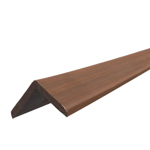 Ángulo Terminacion Wall Panel Interior Roble/Negro - Linea Mile