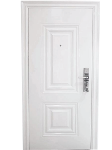 Puerta de Seguridad Premium Santa Fe Blanca - 2 Paneles 96 x 205 x 70