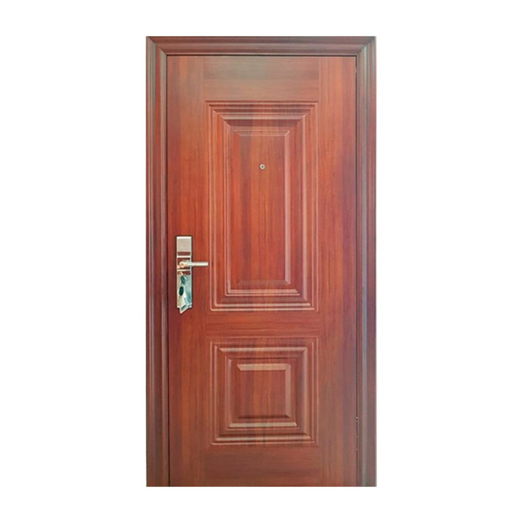 Puerta de Seguridad Premium Mendoza Roble - 2 Paneles 96 x 205 x 70 (Derecha)