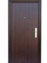 Puerta de Seguridad Premium Santa Cruz Lisa Tabaco 96 x 205 x 70 mm