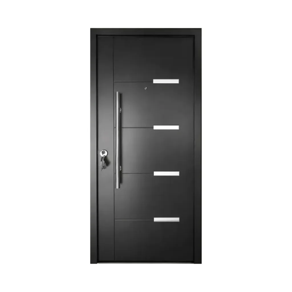 Puerta de Seguridad Premium c/ Barral de Acero - Miami - 96x205x70mm (Derecha)