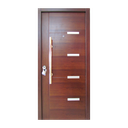 Puerta de Seguridad Premium Zona Norte c/ Barral de Acero 96 x 205 x 70 mm - Roble