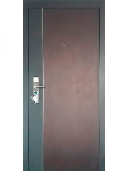 Puerta de Seguridad Premium Carilo UV 96  x 205 x 70 mm - Roble-Nogal