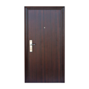 Puerta de Seguridad Premium Noruega Lisa Tabaco 96 x 205 x 90 mm