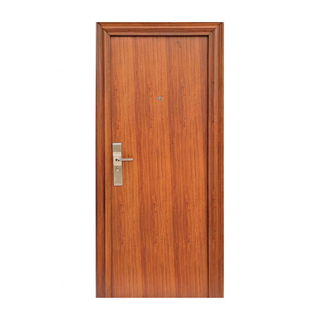 Puerta de Seguridad Premium Portugal Lisa Roble - 96 x 205 x 90 mm (Derecha)