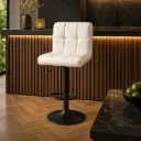 Banqueta Taburete - Regulable - Eco-cuero acolchonado