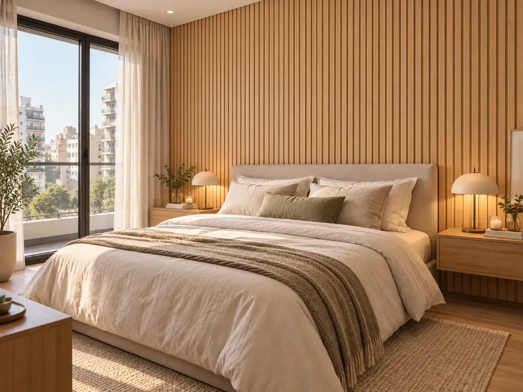 Revestimiento Interior - Wall Panel Varillado Flat WPC -  Linea Mile (Natural (4))