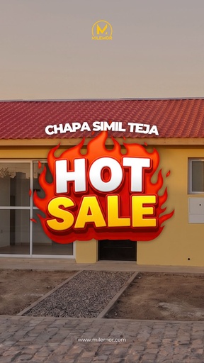 Chapa Símil Teja - Panel Duratej
