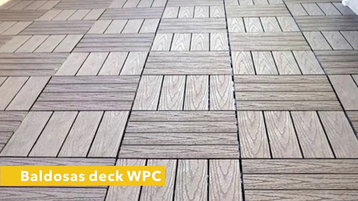 Deck WPC Baldosa CoExtruded