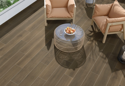 Porcelanato 23 x 120 Deck Nut