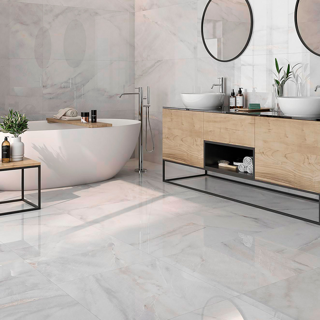 Porcelanato 60 x 60 Bahía White | Milemor SRL