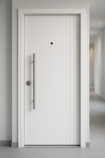 Puertas Terranova 70 mm - Negra/Blanca con Barral