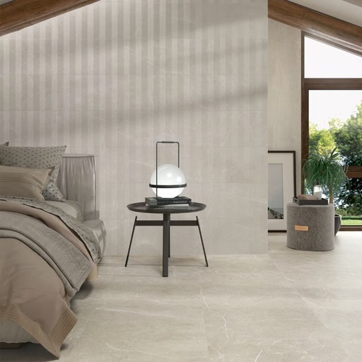 [marfil5mm] Piso Vinílico SPC Click Marfil SP030 5mm con manta