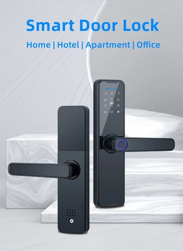 [CILK0087] Cerradura Inteligente Wifi Huella Código Bt -Smart Lock LK-0087