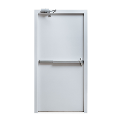 [PBPAB105] Puerta de Seguridad Premium Tierra de Fuego - Antipanico 105 cm x 205 cm x 70 mm