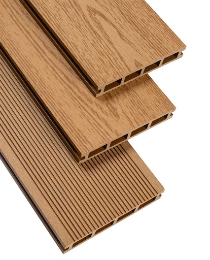 Deck WPC Linea Mile con Alfajias, Clips y Tornillos