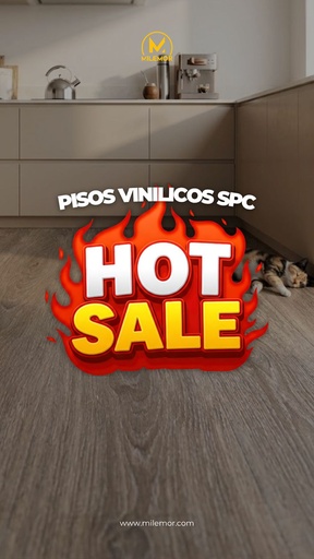 Piso Vinílico SPC 5mm - Línea Wunder Flooring (4mm+1mm IXPE)